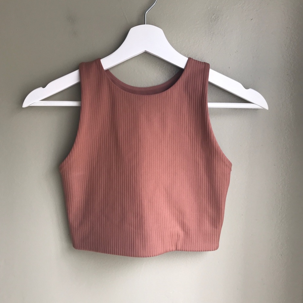 GIRLFRIEND COLLECTIVE Super Crop Tank Top Size: XS